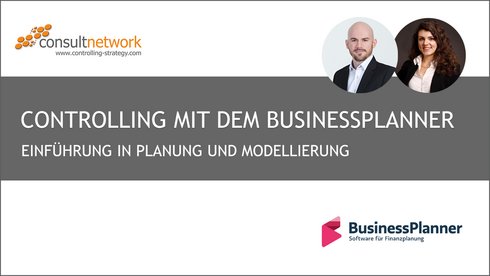 Webinaraufzeichnung Controlling mit dem BusinessPlanner: Einführung in Planung und Modellierung