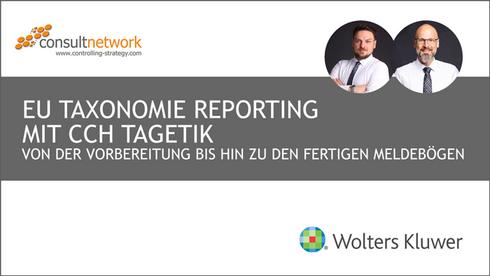 Webinaraufzeichnung EU Taxonomie Reporting mit CCH Tagetik: Von der Vorbereitung bis hin zu den fertigen Meldebögen