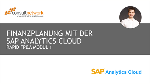 Webinaraufzeichnung Finanzplanung mit der SAP Analytics Cloud (Rapid FP&A Modul 1)