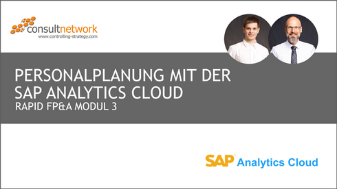 Webinaraufzeichnung: Personalplanung mit der SAP Analytics Cloud (Rapid FP&A Modul 3)