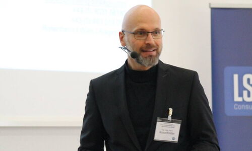 Mario Rosenfelder auf der LSZ-Veranstaltung "Industrie 4.0"