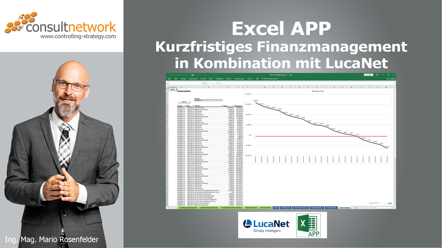 Video Excel APP kurzfristige Finanzplanung in Kombination mit LucaNet von consultnetwork