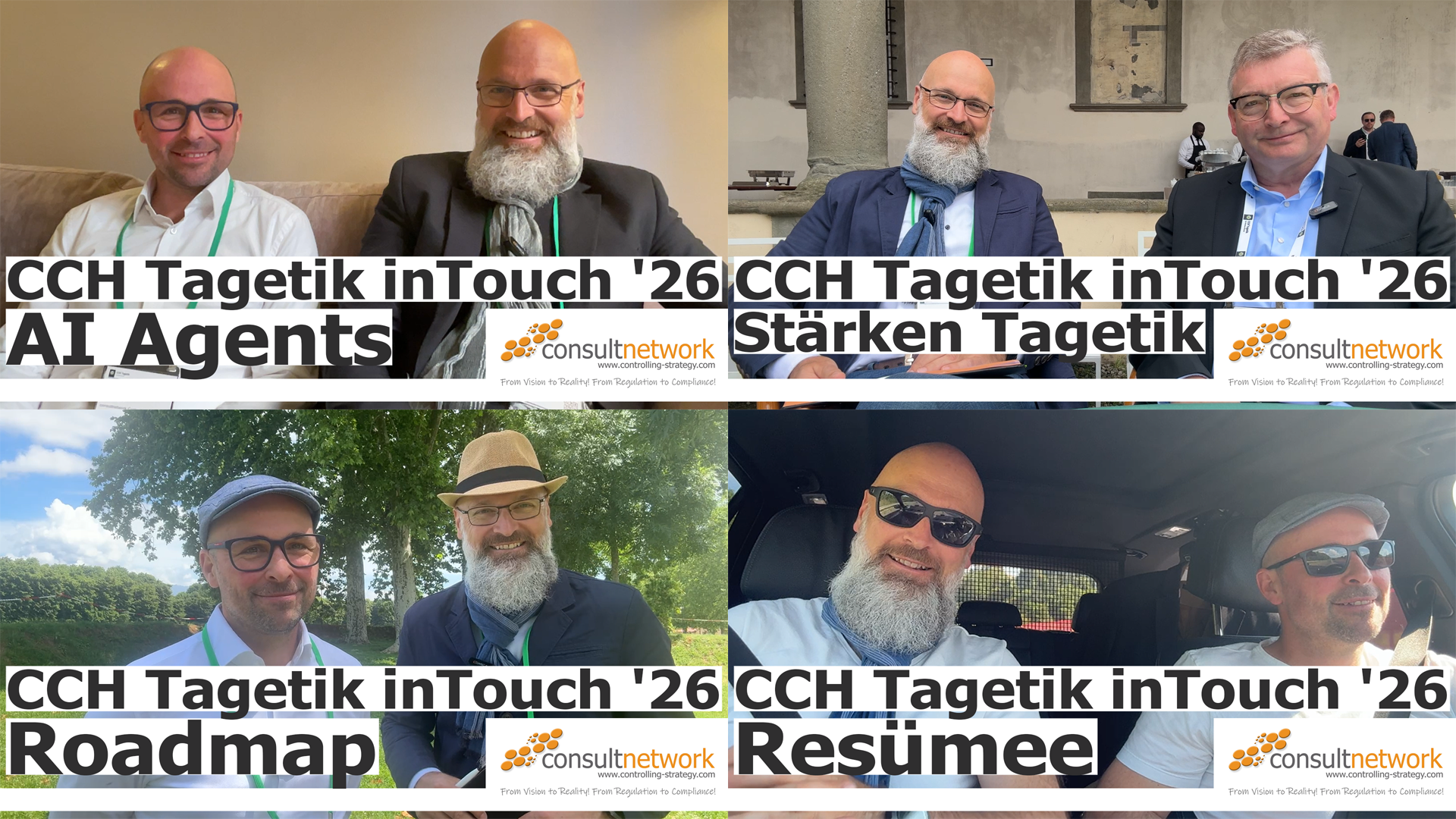 YouTube Playlist zur CCH Tagetik inTouch 2026 von consultnetwork