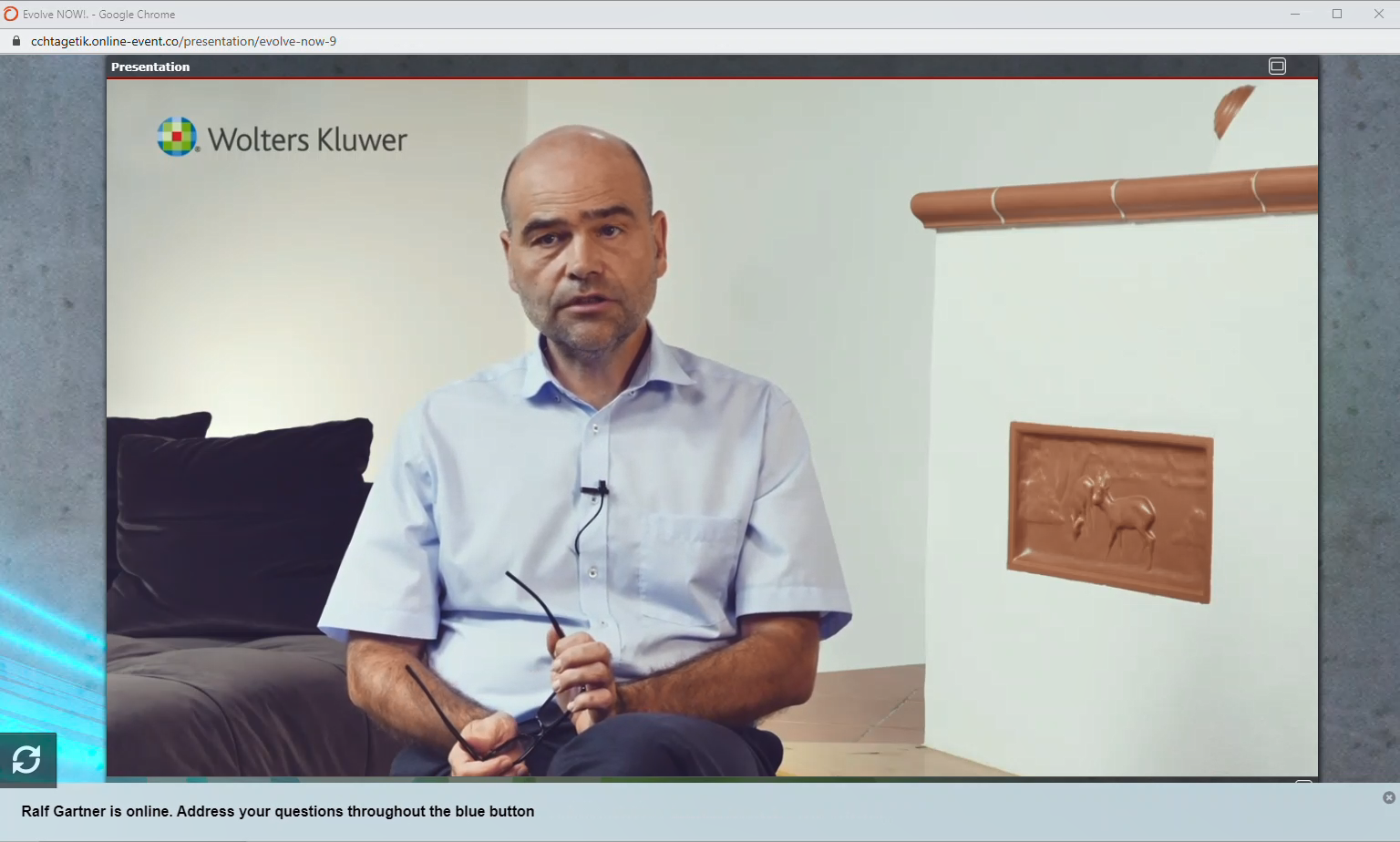 Ralf Gärtner, Senior Vice President & GM Corporate Performance Solutions - CCH Tagetik inTouch Online Conference