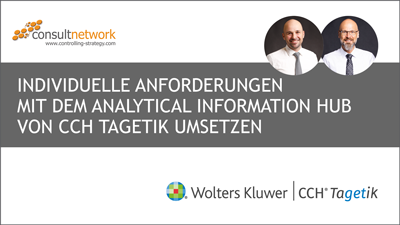 Webinaraufzeichnung Individuelle Anforderungen mit dem Analytical Information Hub von CCH Tagetik umsetzen