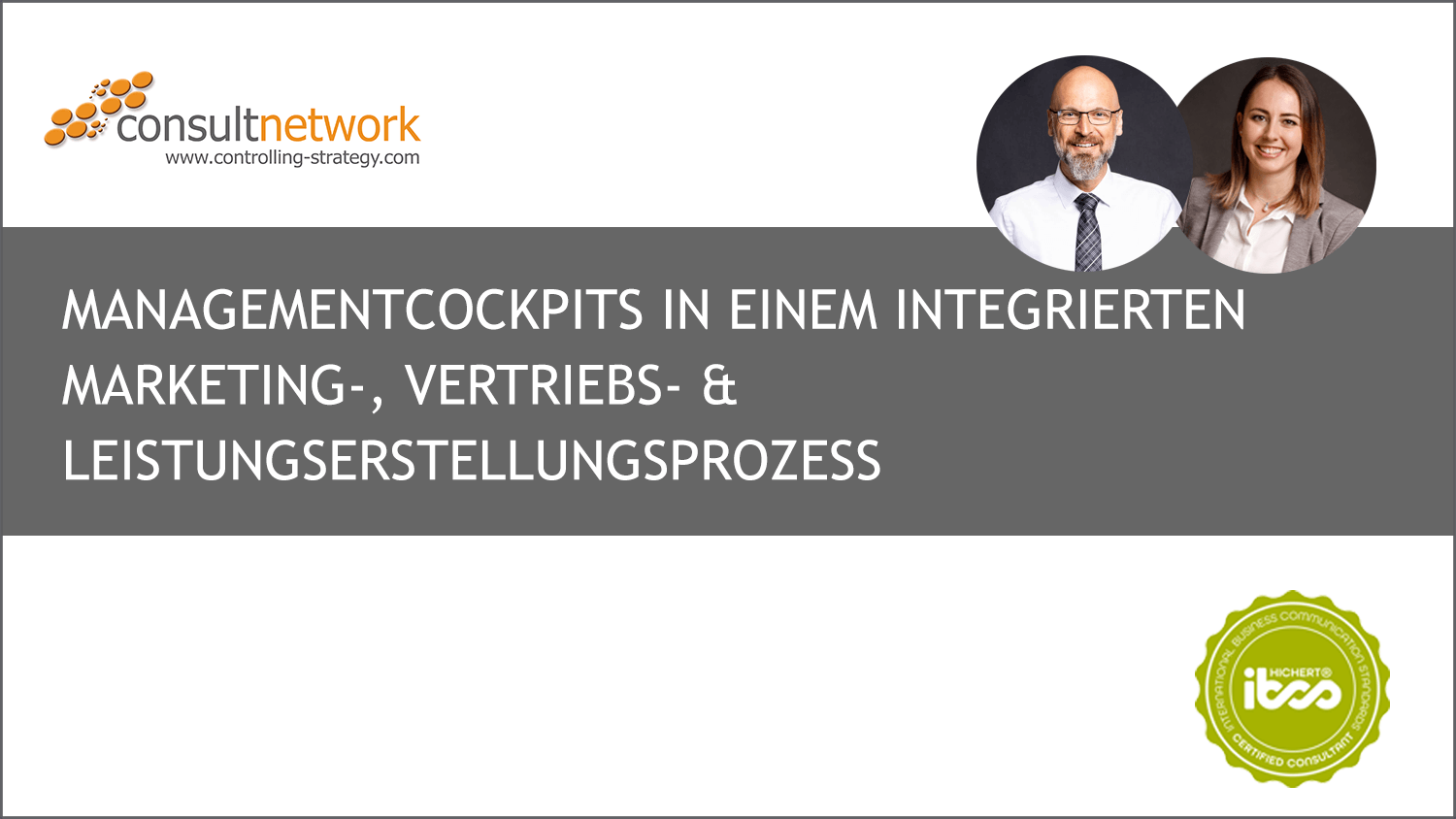 Webinaraufzeichnung Managementcockpits in einem integrierten Marketing-, Vertriebs- & Leistungserstellungsprozess