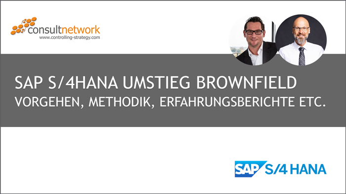 Webinaraufzeichnung SAP S/4HANA Umstieg Brownfield: Vorgehen, Methodik, Erfahrungsberichte etc.